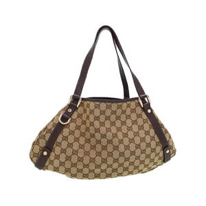 GUCCI Abbey Line GG Canvas Shoulder Tote Bag